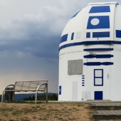 A German professor repainted the observatory into the R2-D2 droid from Star Wars