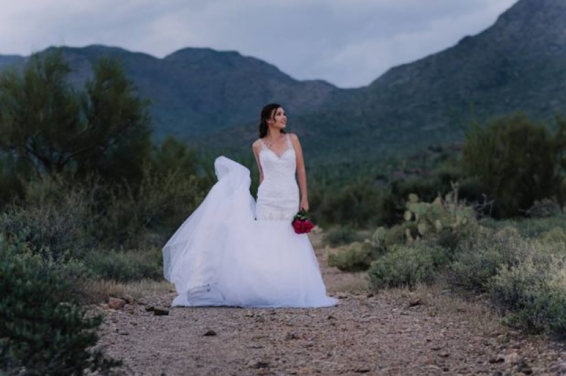 A girl "married" a dead groom: a wedding photo shoot that will make you cry A girl "married" a dead groom: a wedding photo shoot that will make you cry