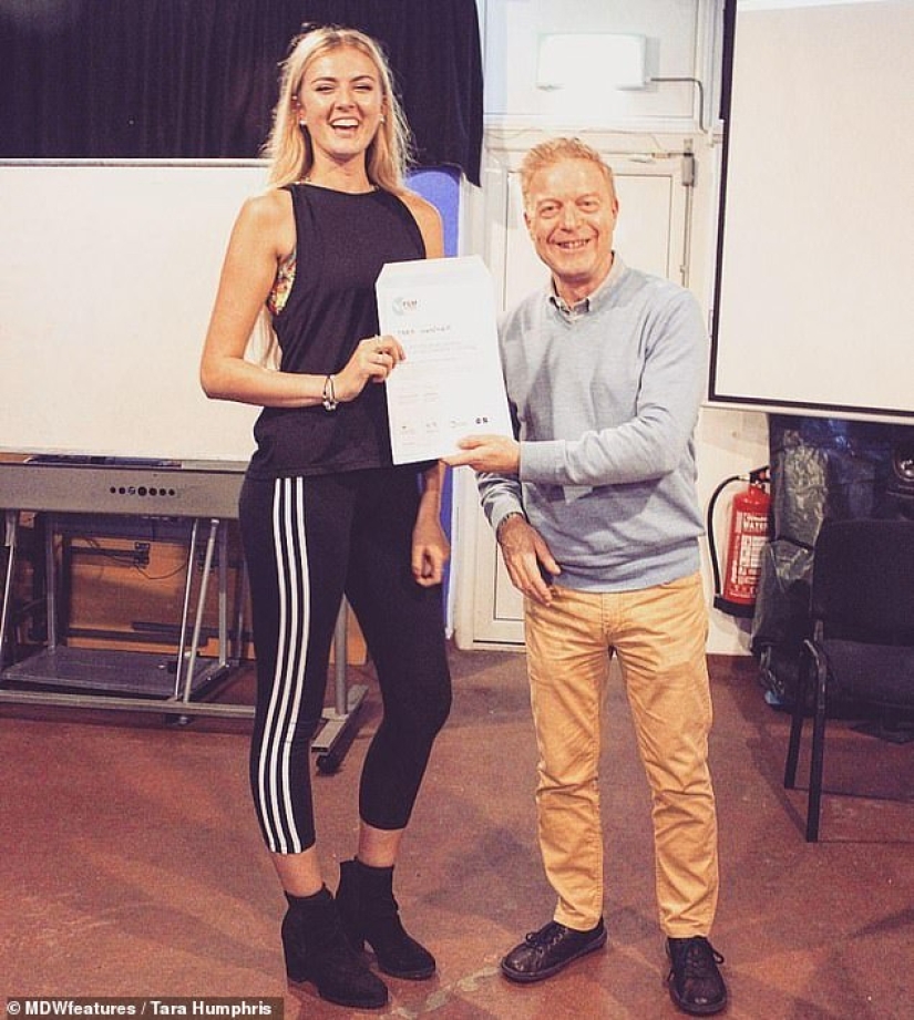 A girl who is always on top: an 18-year-old student with a height of 1.87 meters is proud of her originality