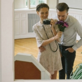 A great way to save money: an Estonian photographer shot her wedding herself