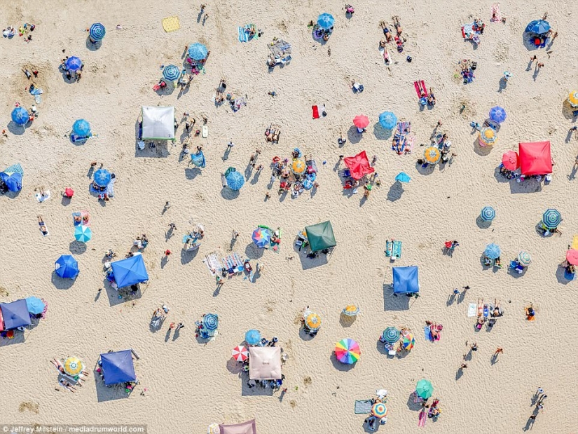 A look from the sky at the "Big Apple" and "City of Angels"