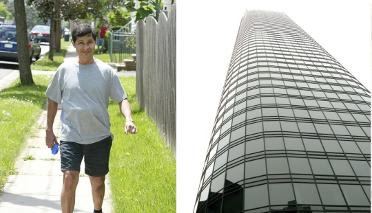 A man who survived a fall from the 47th floor is still not afraid of heights A man who survived a fall from the 47th floor is still not afraid of heights