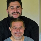 A man with Down syndrome became a father and is now proud of his doctor son