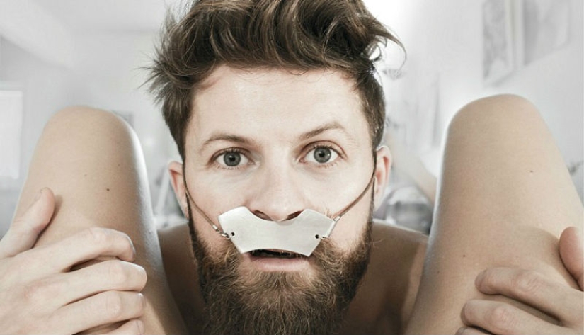 A miracle accessory for a hipster mustache