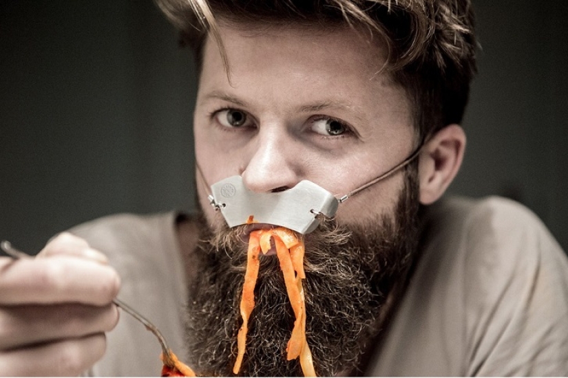 A miracle accessory for a hipster mustache