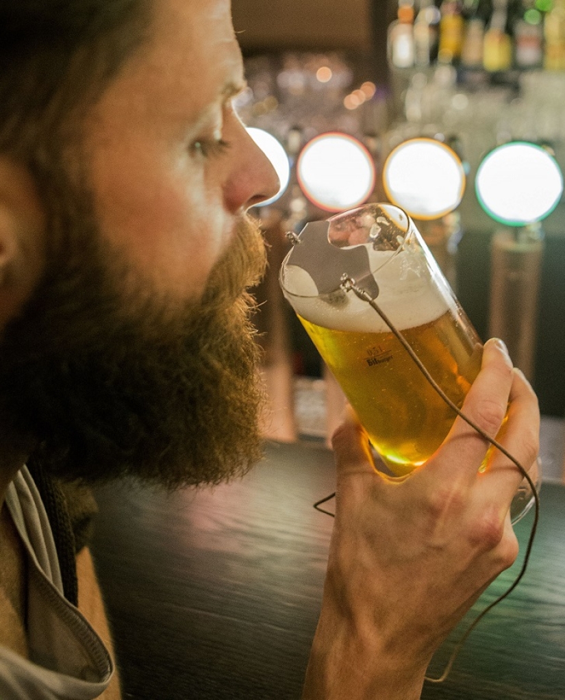 A miracle accessory for a hipster mustache