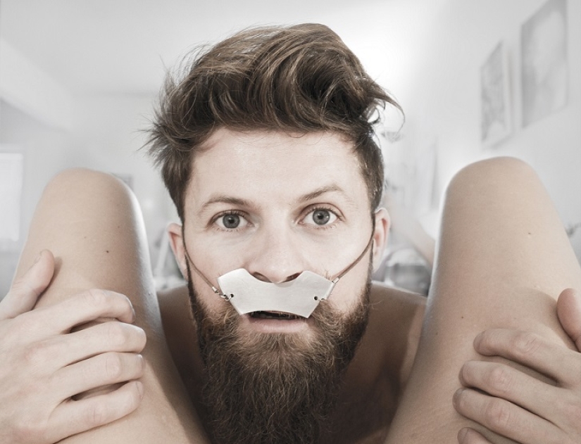 A miracle accessory for a hipster mustache