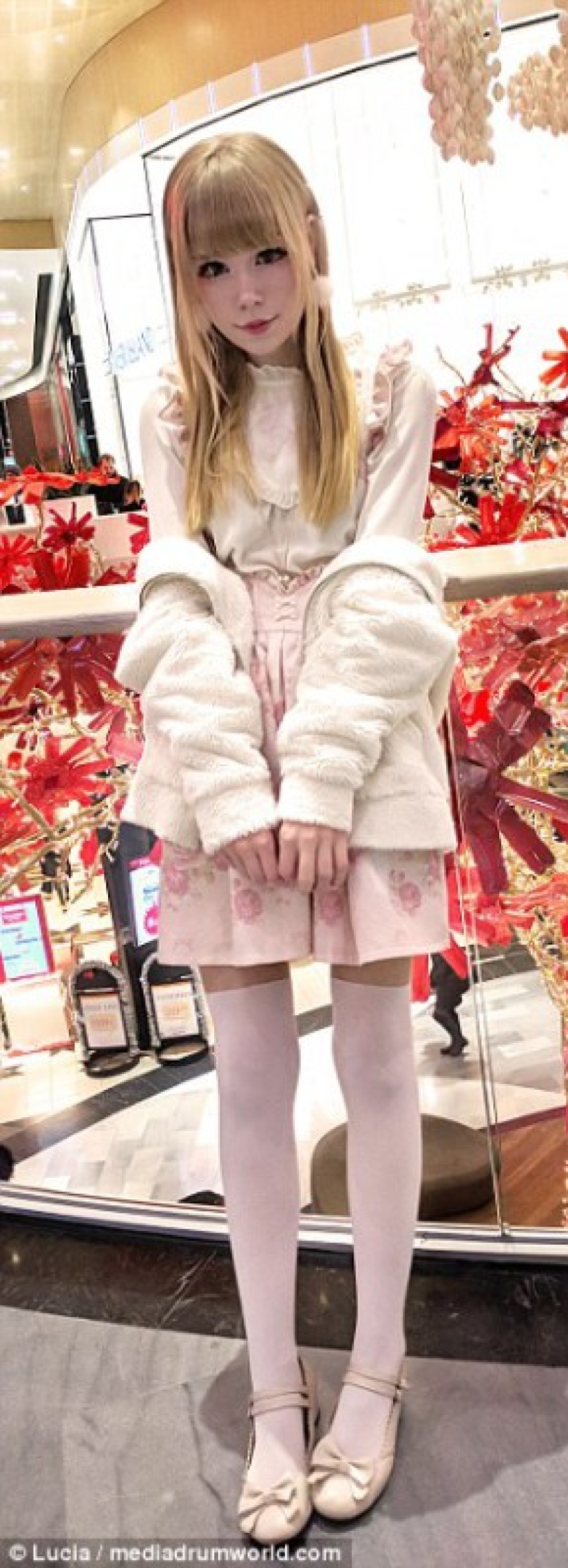 A nurse in the afternoon, a doll in the evening: a 20—year-old Swedish woman "moved"