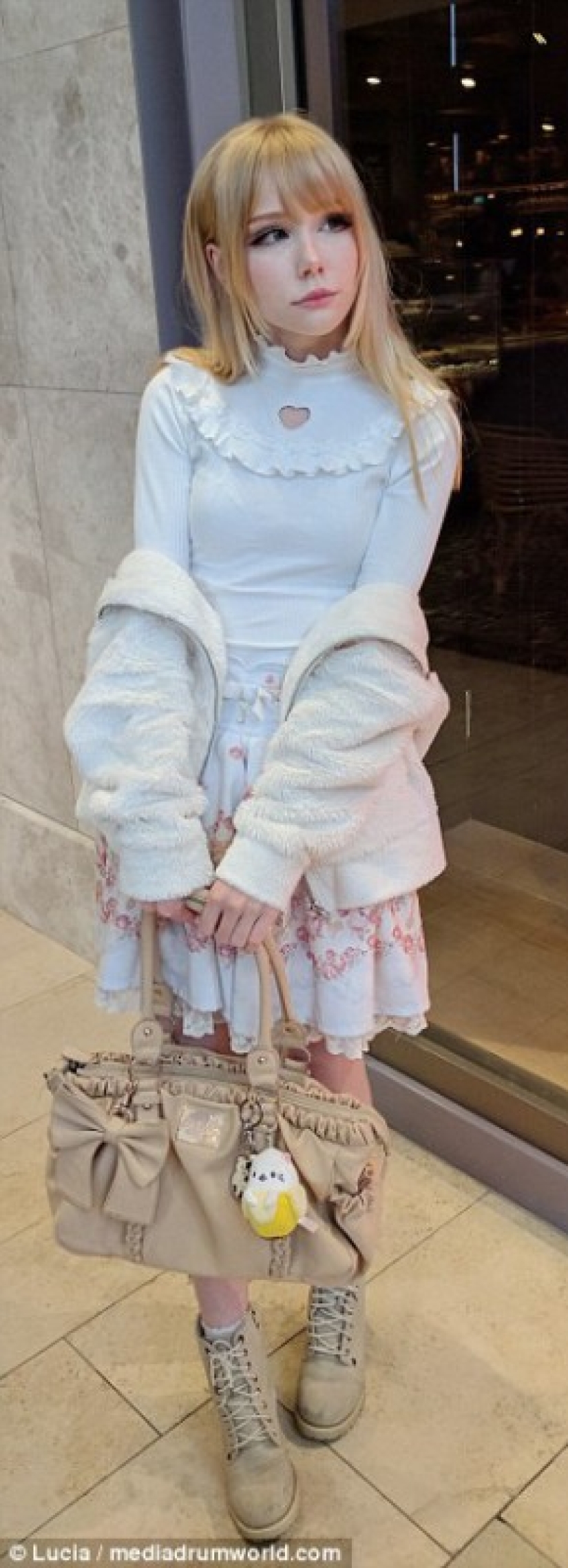 A nurse in the afternoon, a doll in the evening: a 20—year-old Swedish woman "moved"