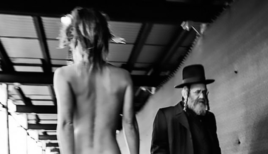 A Playboy model was expelled from an Orthodox Jewish neighborhood in New York for walking naked