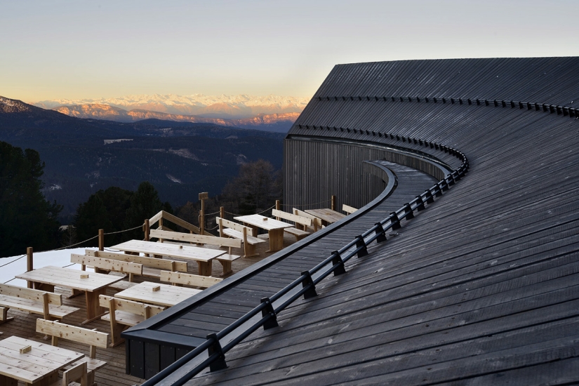 A Pleasant Lunch Break in the Unique View of the Italian Alps A Pleasant Lunch Break in the Unique View of the Italian Alps