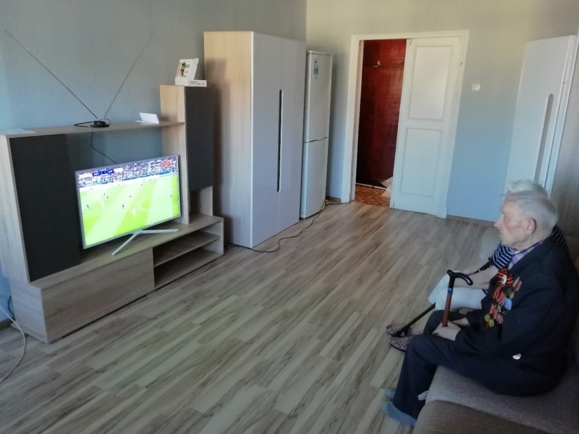 A resident of Yekaterinburg made repairs to a WWII veteran at his own expense