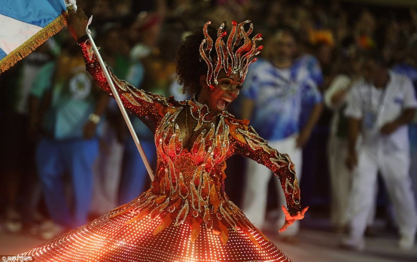 A riot of flesh, sweat and glitter: Rio de Janeiro has captured the carnival