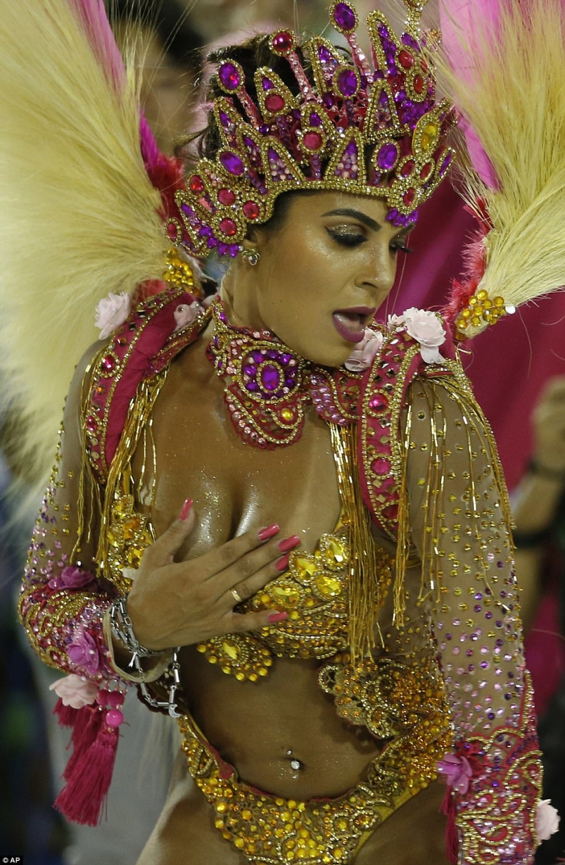 A riot of flesh, sweat and glitter: Rio de Janeiro has captured the carnival