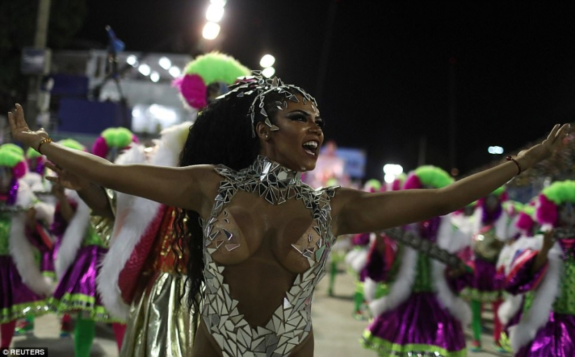 A riot of flesh, sweat and glitter: Rio de Janeiro has captured the carnival