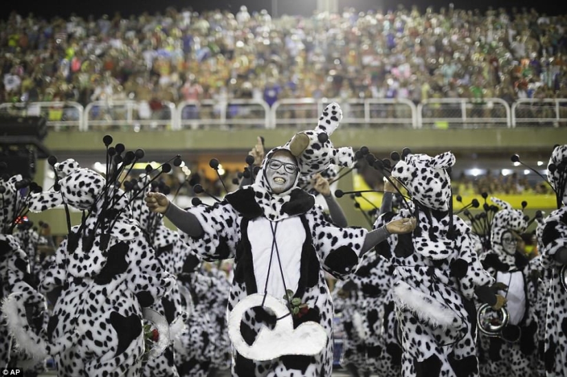 A riot of flesh, sweat and glitter: Rio de Janeiro has captured the carnival