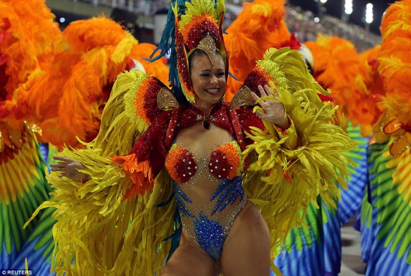 A riot of flesh, sweat and glitter: Rio de Janeiro has captured the carnival