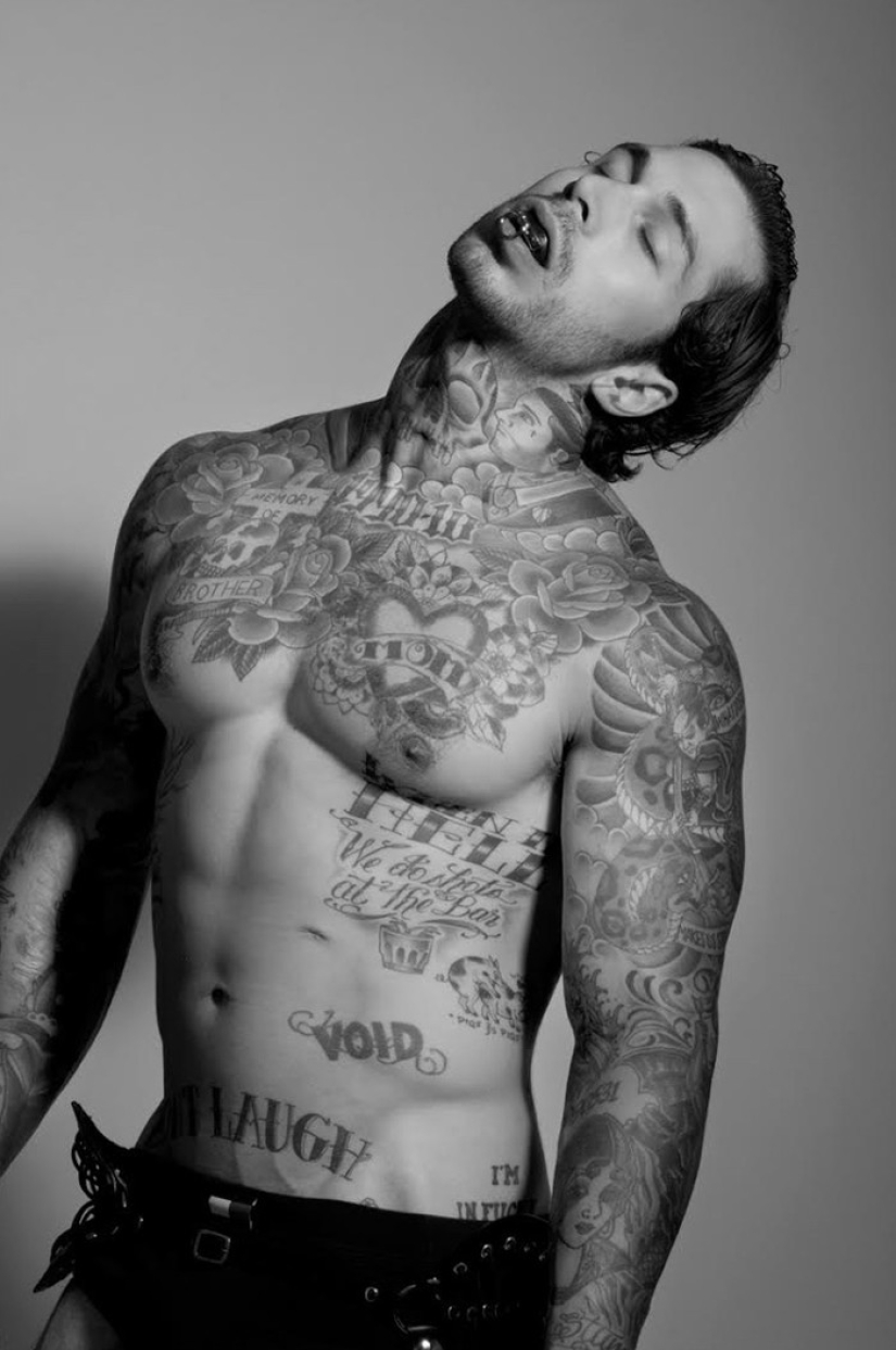 A strong man with a tattoo, a disabled man and a veteran of Afghanistan decided to become a model