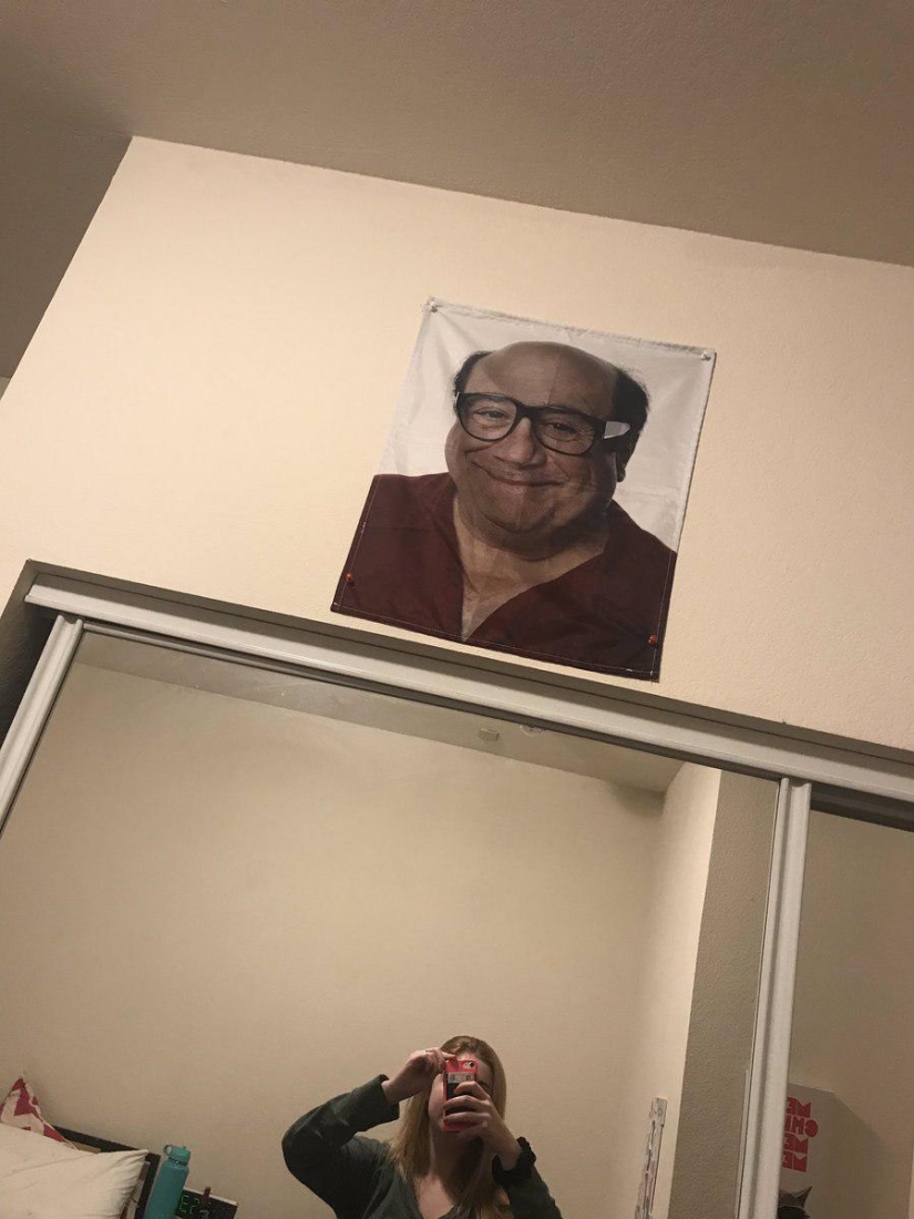 A student from New York found the secret room of the cult of Danny DeVito in his college A student from New York found the secret room of the cult of Danny DeVito in his college