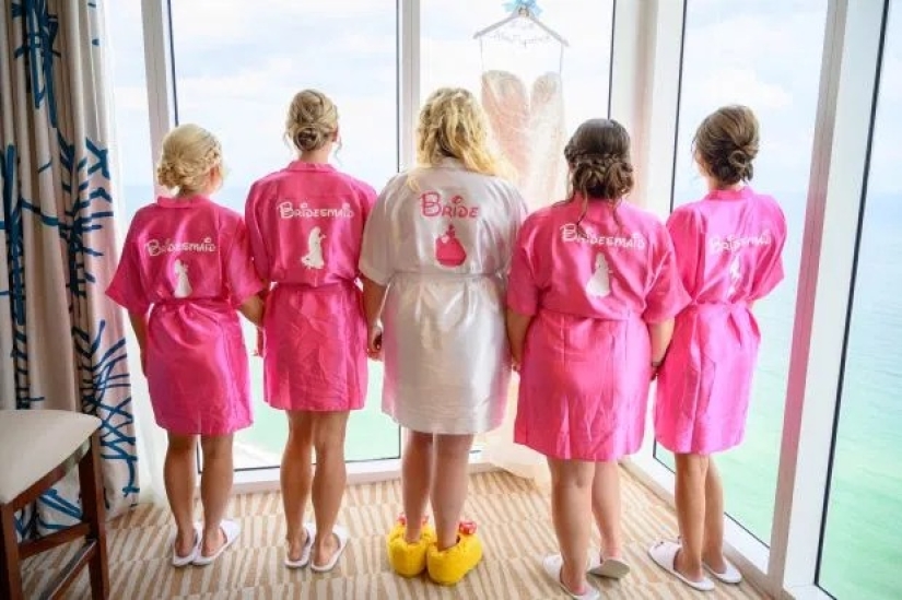 A tale of love: the newlyweds organized a chic wedding in the style of Disney