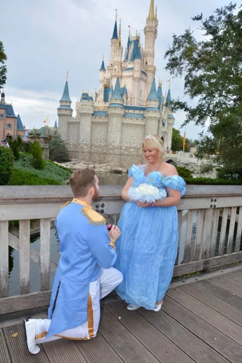 A tale of love: the newlyweds organized a chic wedding in the style of Disney