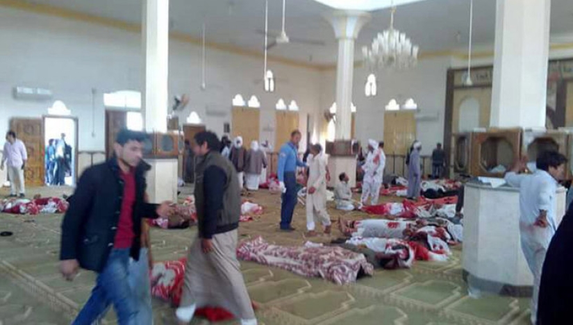 A terrorist attack in an Egyptian mosque killed 235 people A terrorist attack in an Egyptian mosque killed 235 people