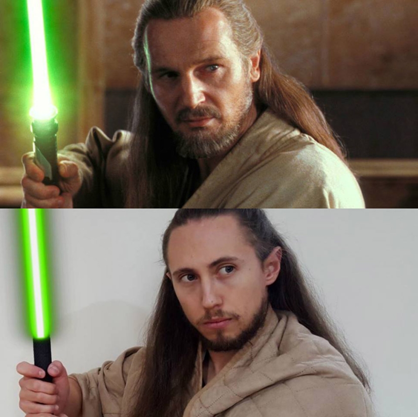 A therapist from Sydney parodies famous photos of stars for the sake of cancer patients