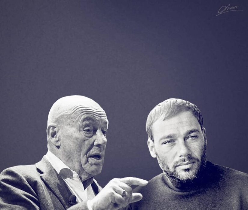 "A través del tiempo": 30 celebridades rusas posando con versiones jóvenes de sí mismas