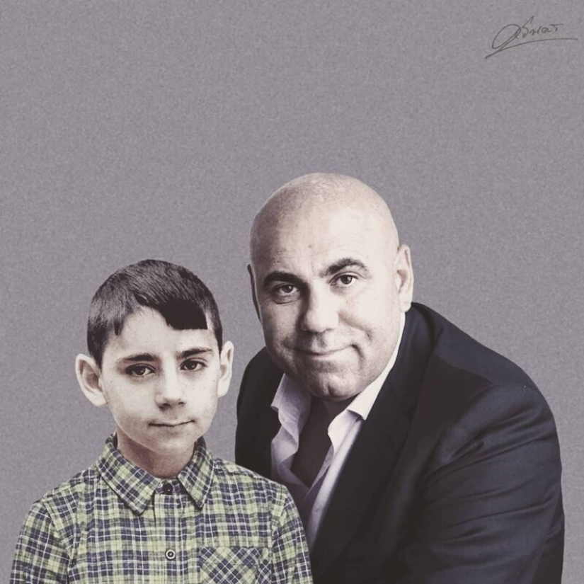 "A través del tiempo": 30 celebridades rusas posando con versiones jóvenes de sí mismas