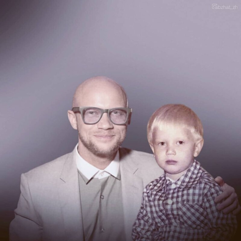 "A través del tiempo": 30 celebridades rusas posando con versiones jóvenes de sí mismas