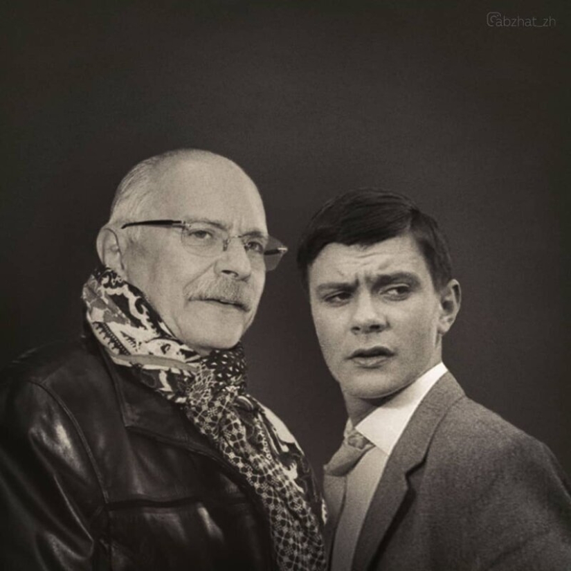 "A través del tiempo": 30 celebridades rusas posando con versiones jóvenes de sí mismas