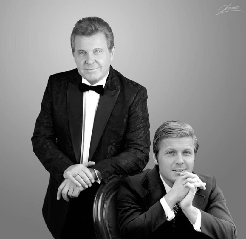 "A través del tiempo": 30 celebridades rusas posando con versiones jóvenes de sí mismas