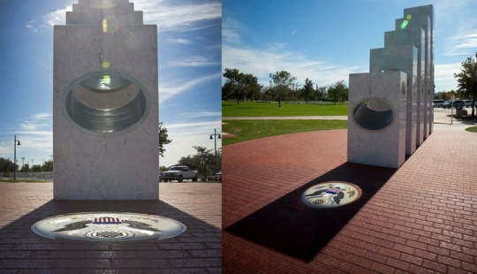 A unique monument to veterans, the beauty of which opens once a year — November 11 at 11:11 am