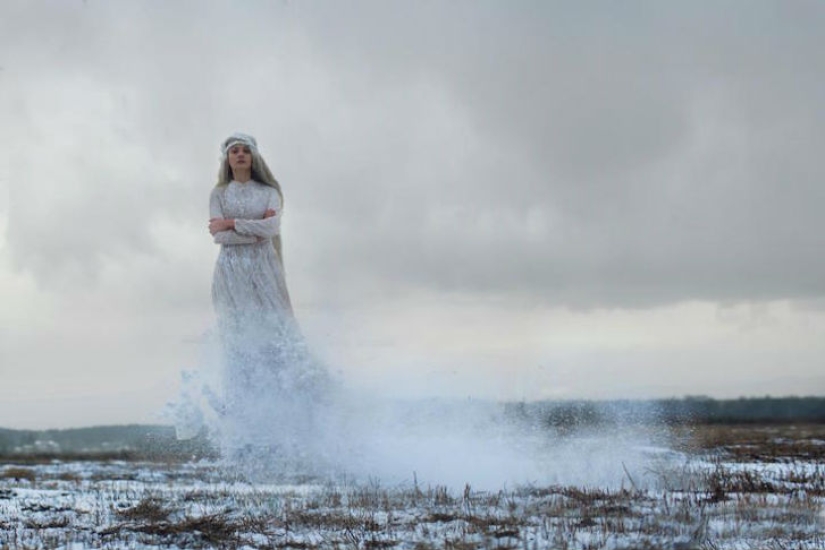 A world where beauty and wild animals live in harmony A world where beauty and wild animals live in harmony