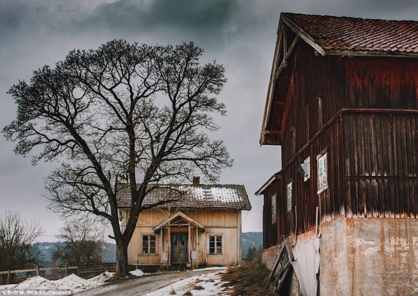 Abandoned houses of Scandinavia, complementing the beauty of northern nature