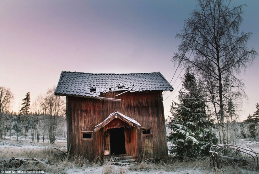 Abandoned houses of Scandinavia, complementing the beauty of northern nature
