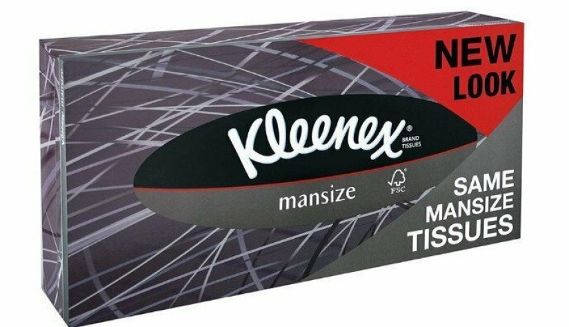 Absurd women's and men's products on the shelves