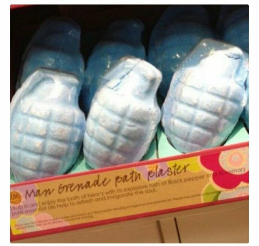 Absurd women's and men's products on the shelves