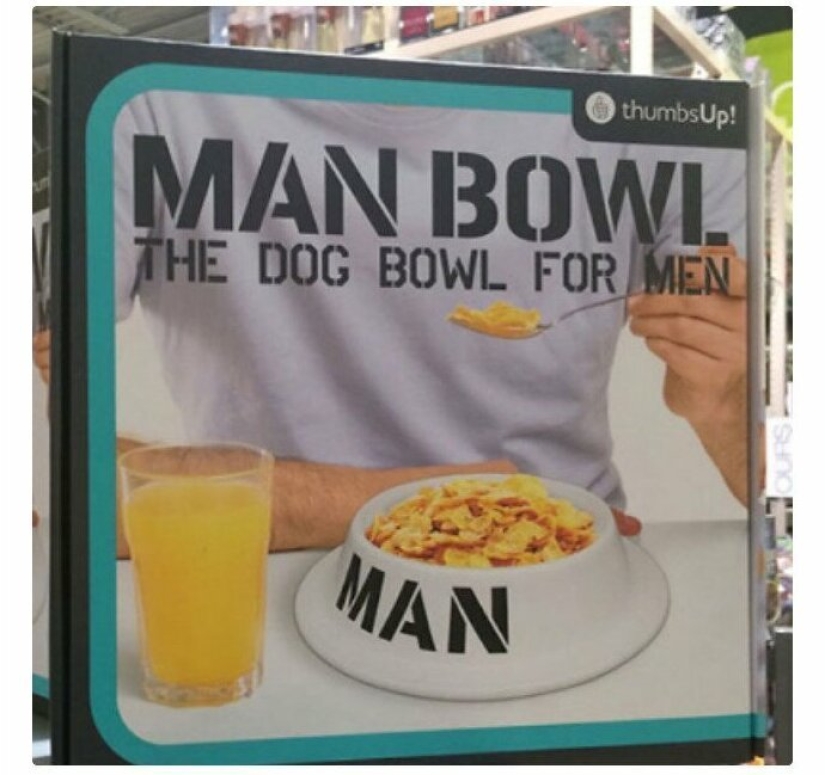 Absurd women's and men's products on the shelves