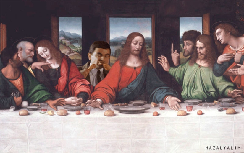 Absurdity, blasphemy and hahanki: the Turk writes gifs into classic masterpieces