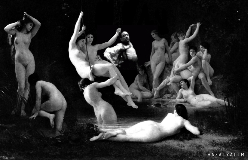 Absurdity, blasphemy and hahanki: the Turk writes gifs into classic masterpieces