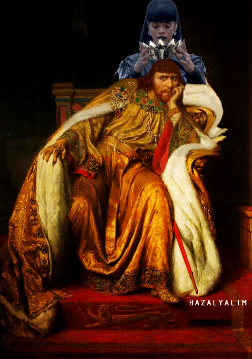 Absurdity, blasphemy and hahanki: the Turk writes gifs into classic masterpieces