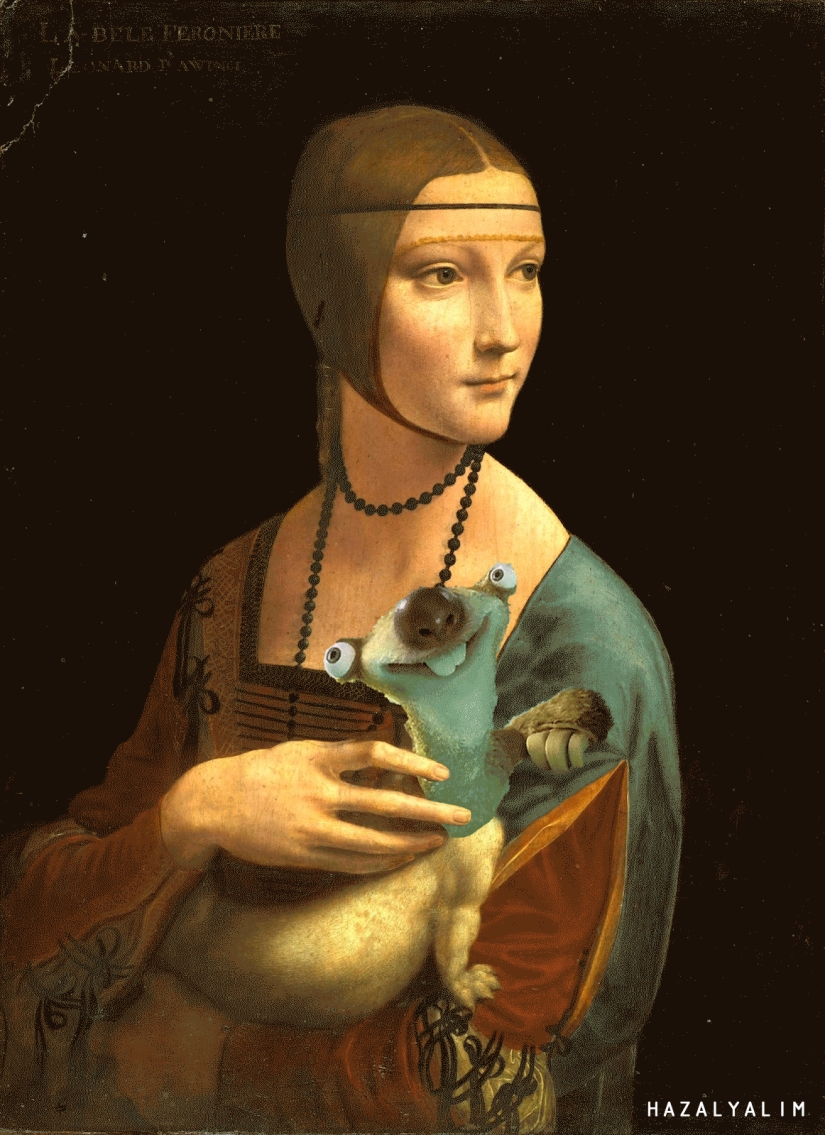 Absurdity, blasphemy and hahanki: the Turk writes gifs into classic masterpieces