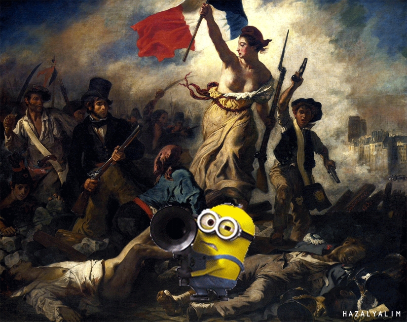 Absurdity, blasphemy and hahanki: the Turk writes gifs into classic masterpieces