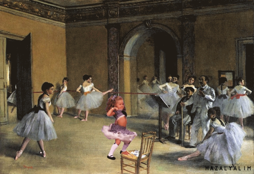 Absurdity, blasphemy and hahanki: the Turk writes gifs into classic masterpieces