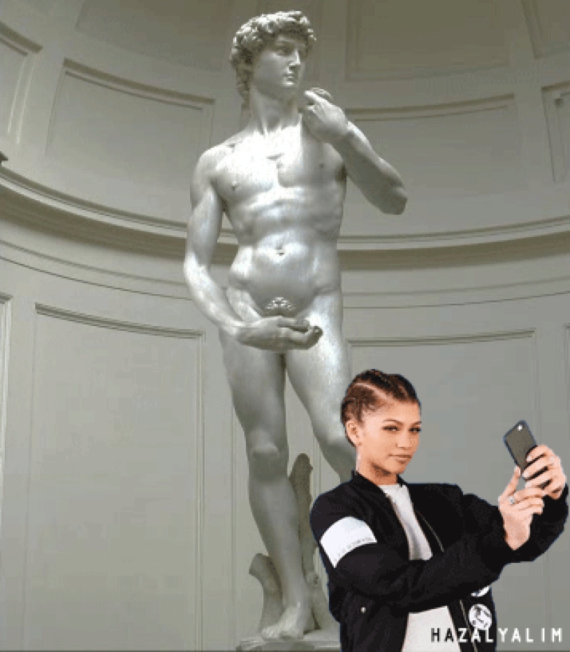 Absurdity, blasphemy and hahanki: the Turk writes gifs into classic masterpieces