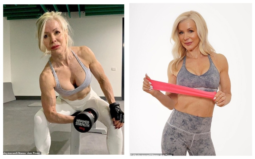 Abuela sexy da calor: mujer australiana de 63 años hace ejercicio en el gimnasio y conoce chicos