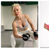 Abuela sexy da calor: mujer australiana de 63 años hace ejercicio en el gimnasio y conoce chicos