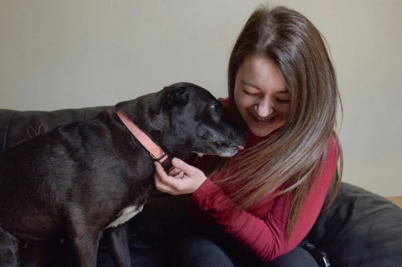 Accidental weight loss: a girl dropped 57 kg while walking a dog