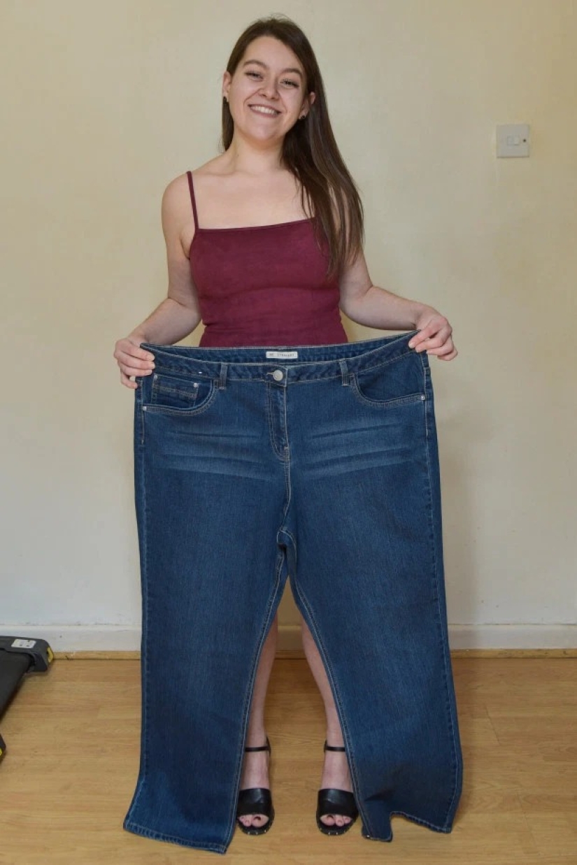 Accidental weight loss: a girl dropped 57 kg while walking a dog